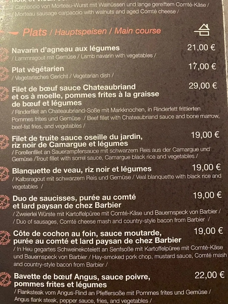 Menu_Le Châtel_Montbéliard_immagine_1