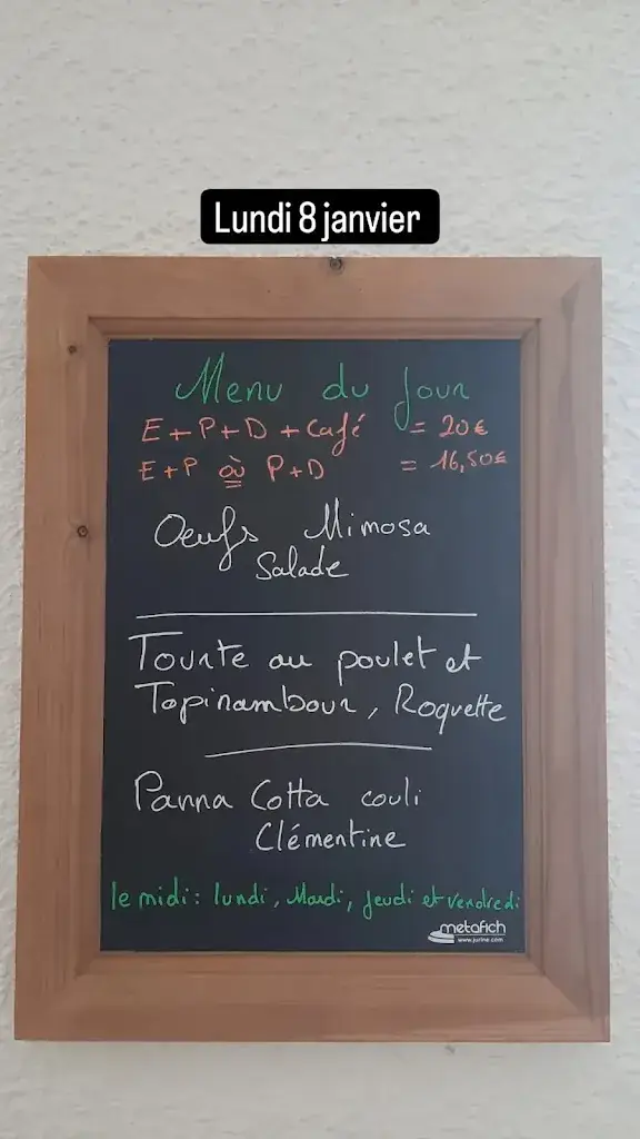 Menu_Auberge du VAL d’Amont Restaurant_Bois-d'Amont_image_2