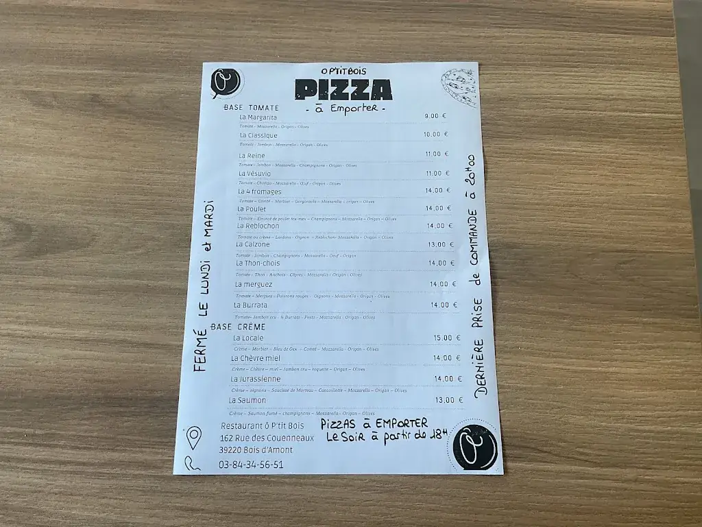 Menu_Ô P'tit Bois_Bois-d'Amont_image_1