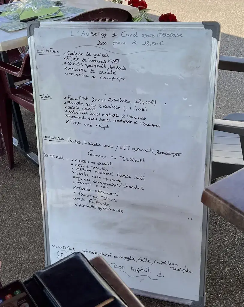 Menu_Auberge du Canal_Rogny-les-Sept-Écluses_immagine_1
