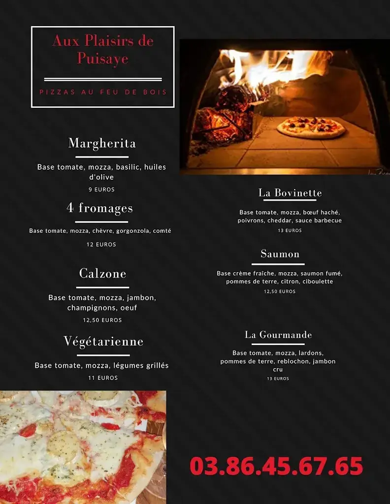 Menü_Aux Plaisirs De Puisaye_Bléneau_Bild_1