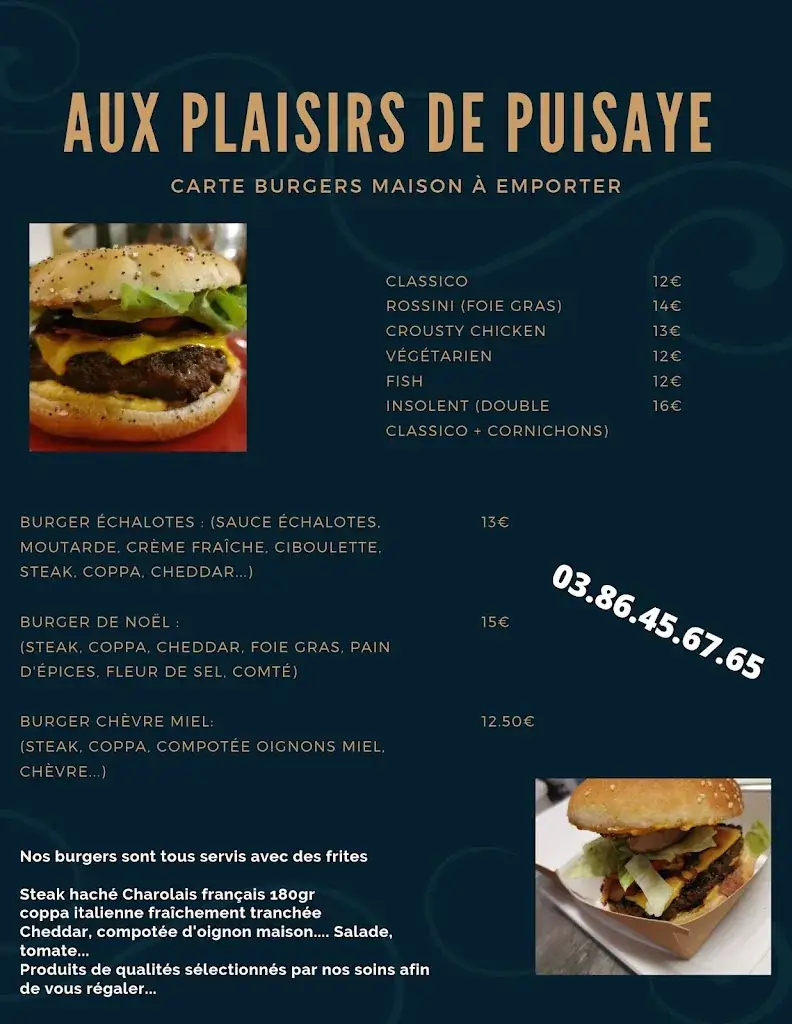 Menü_Aux Plaisirs De Puisaye_Bléneau_Bild_2