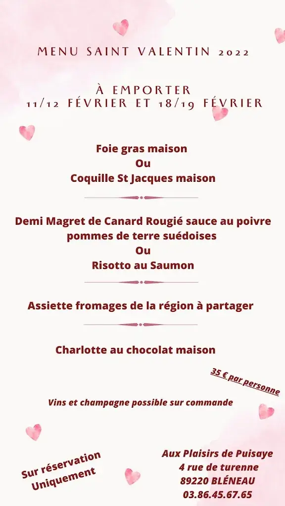 Menü_Aux Plaisirs De Puisaye_Bléneau_Bild_3