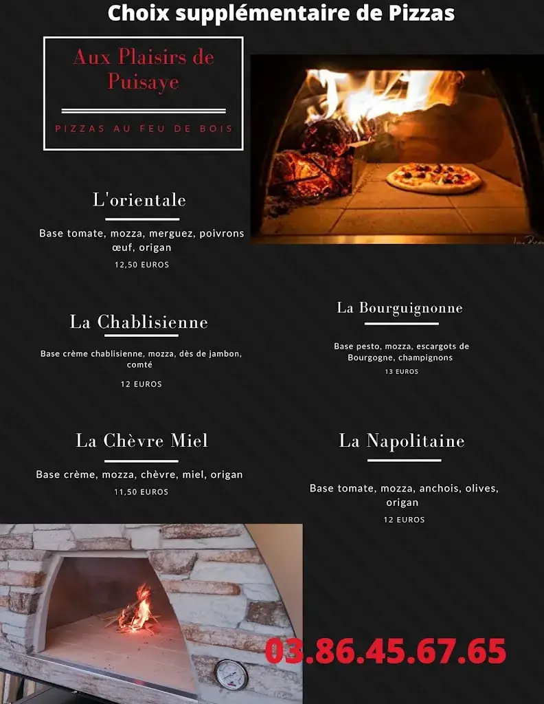 Menü_Aux Plaisirs De Puisaye_Bléneau_Bild_4