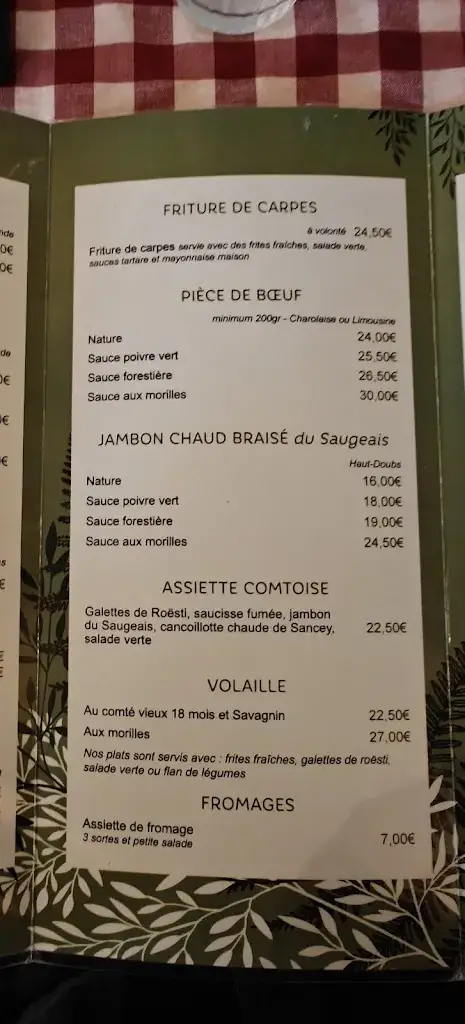 Menu_L' Orée du Bois_Blamont_immagine_1