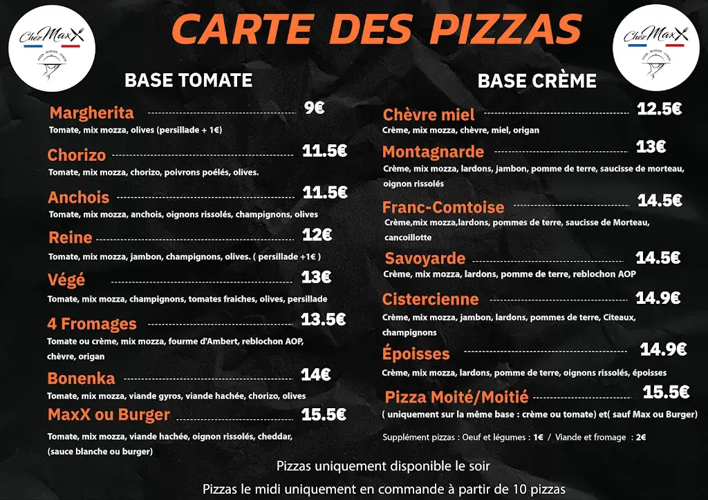 Menu_Chez MaxX_Brazey-en-Plaine_image_1