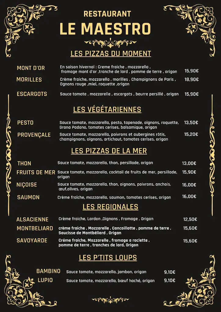 Menu_Le Maestro_Audincourt_image_1