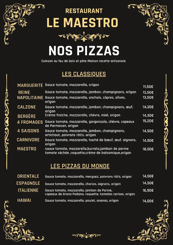 Menu_Le Maestro_Audincourt_image_2