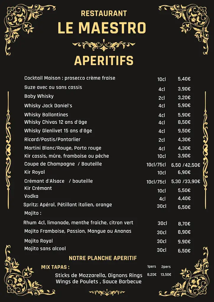 Menu_Le Maestro_Audincourt_image_3