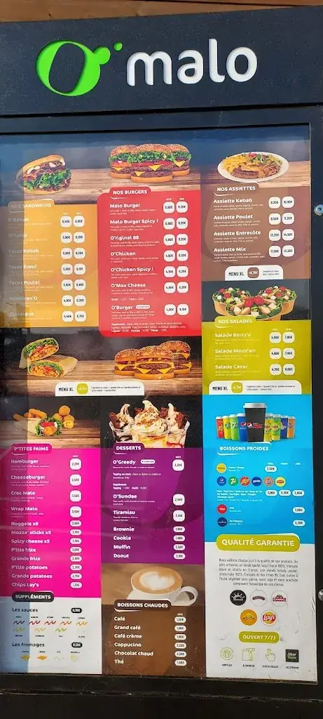 Menu_O'malo Audincourt_Audincourt_image_3