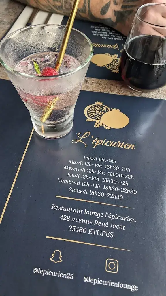 Menü_L'épicurien_Étupes_Bild_1