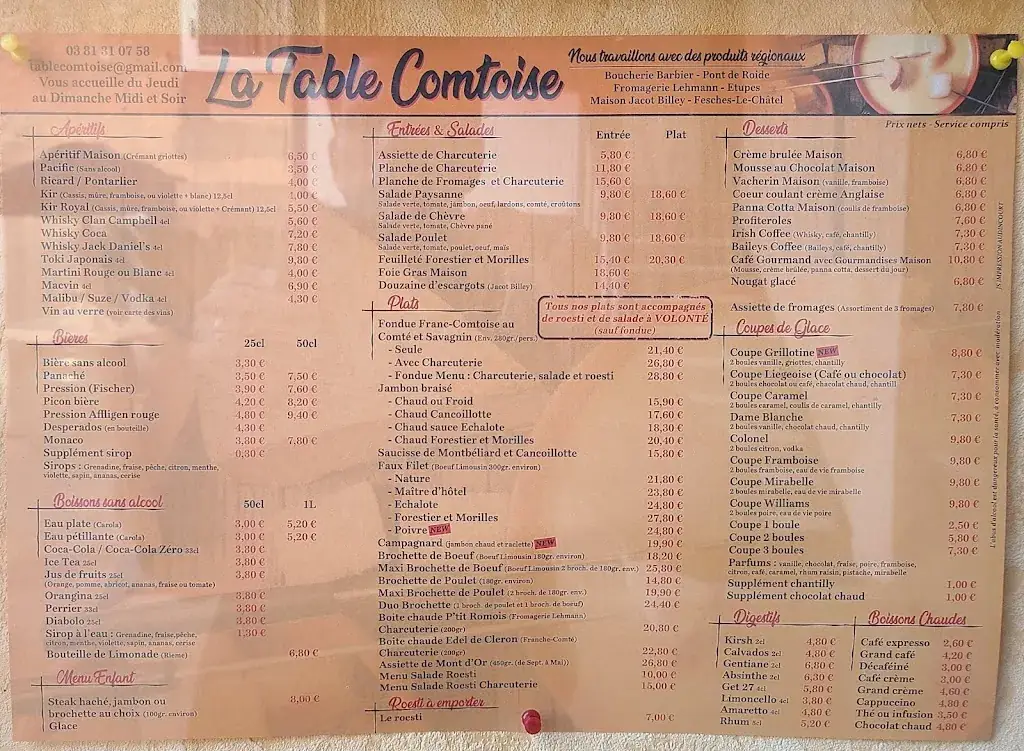 Menu_La Table Comtoise_Étupes_image_3