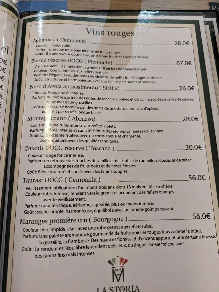 Menü_La Storia_Oyonnax_Bild_4