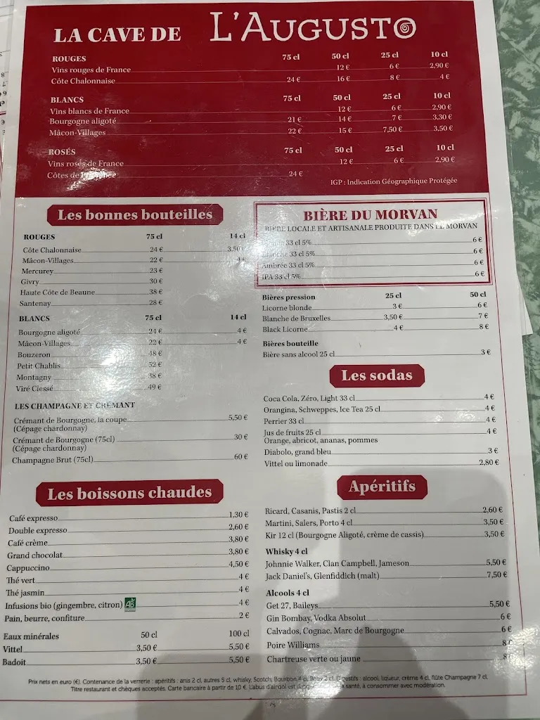 Menu_Brasserie L'Augusto_Autun_image_1