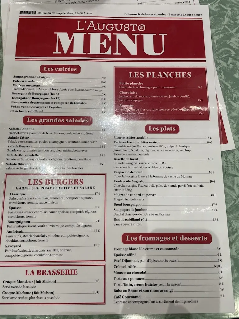 Menu_Brasserie L'Augusto_Autun_image_2