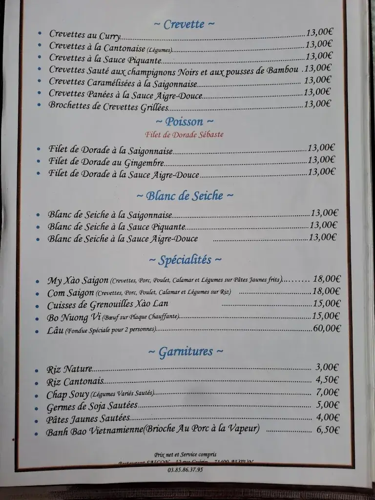 Menu_Restaurant Saigon_Autun_immagine_4
