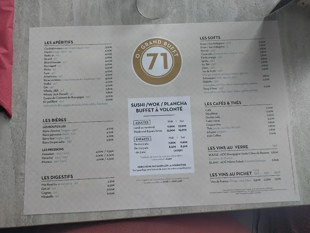 Menu_O'Grand buffet_Montceau-les-Mines_image_3