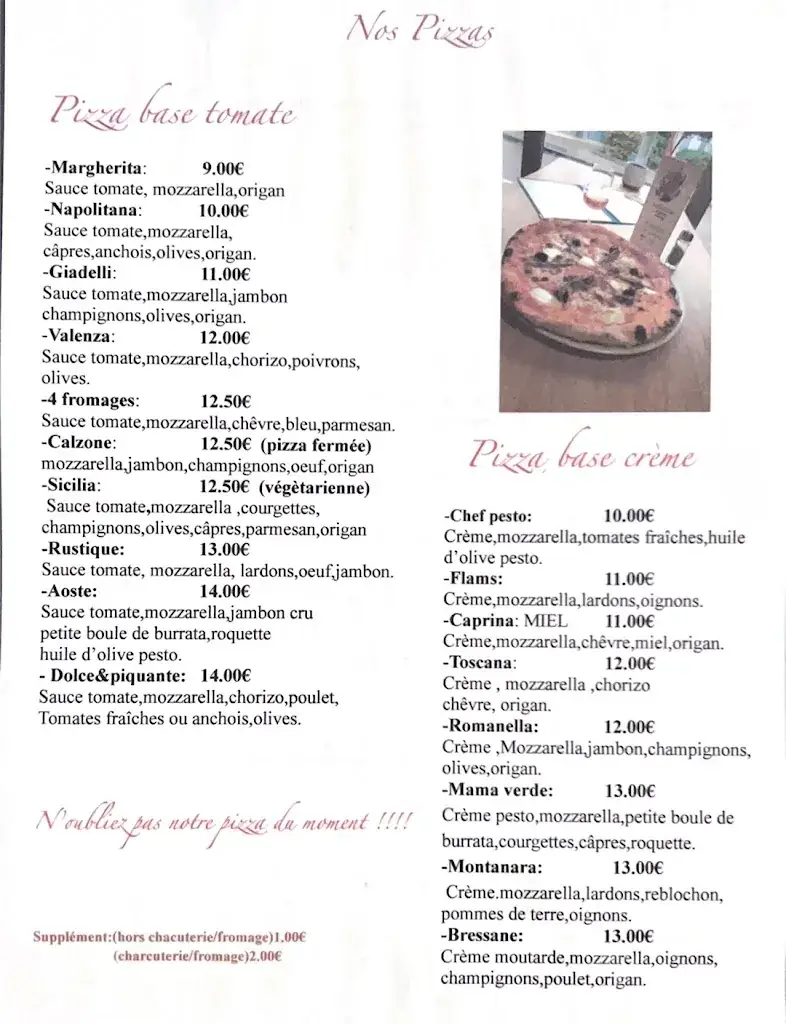 Menu_Pizzeria La Bottega_Buxy_image_1