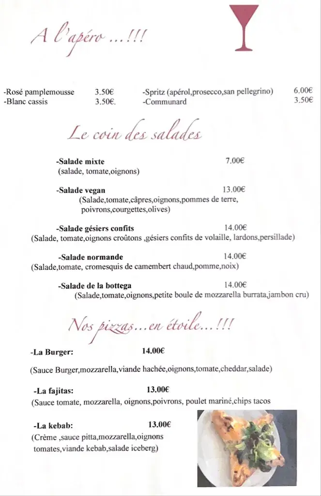 Menu_Pizzeria La Bottega_Buxy_image_2