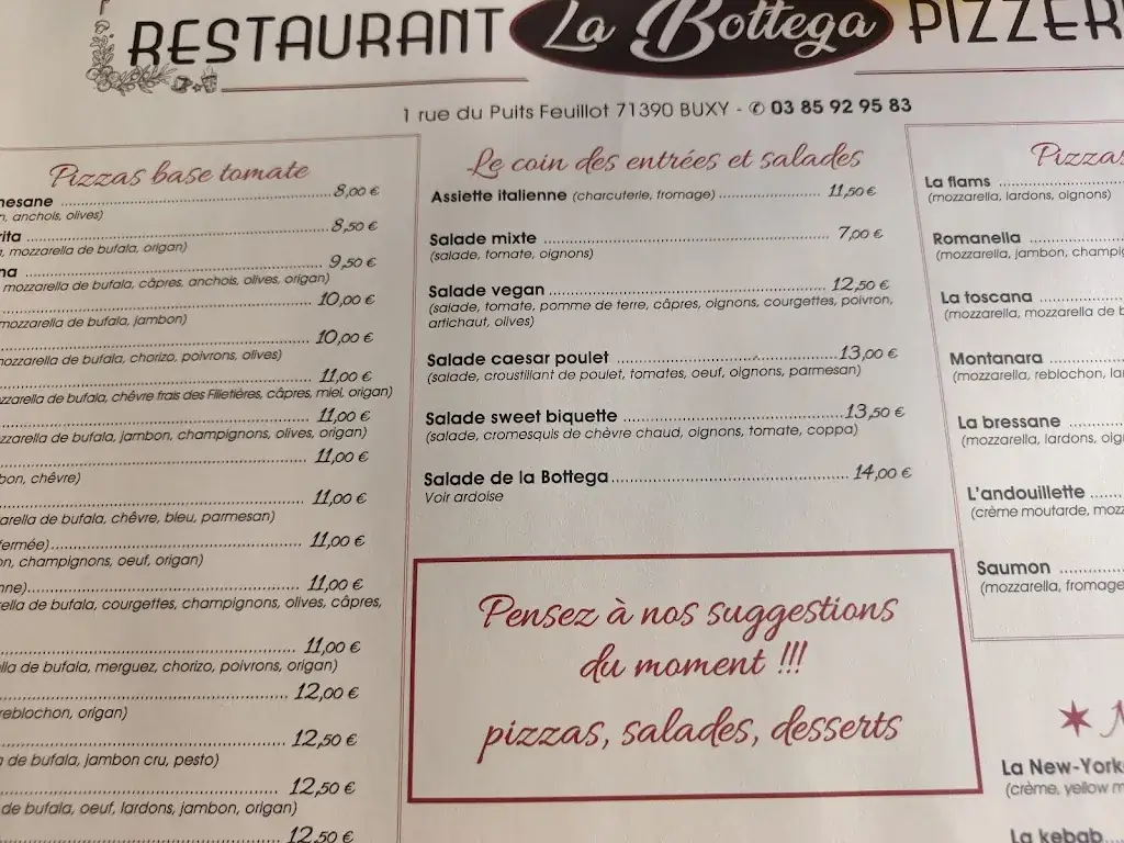 Menu_Pizzeria La Bottega_Buxy_image_3