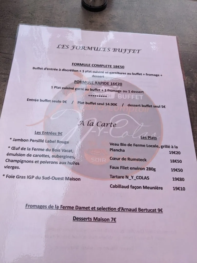 Menu_Le Rest'O - Comptoir N'- Y- Colas_Bourbon-Lancy_image_2