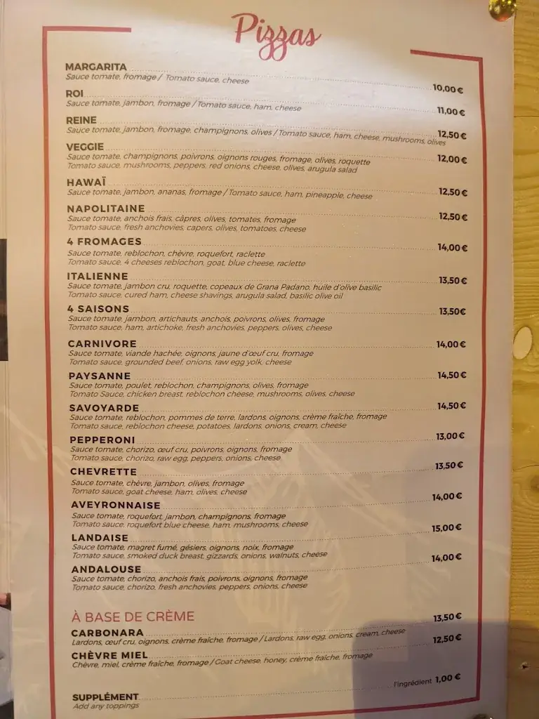 Menu_Restaurant le Barillon_Champagny-en-Vanoise_image_4