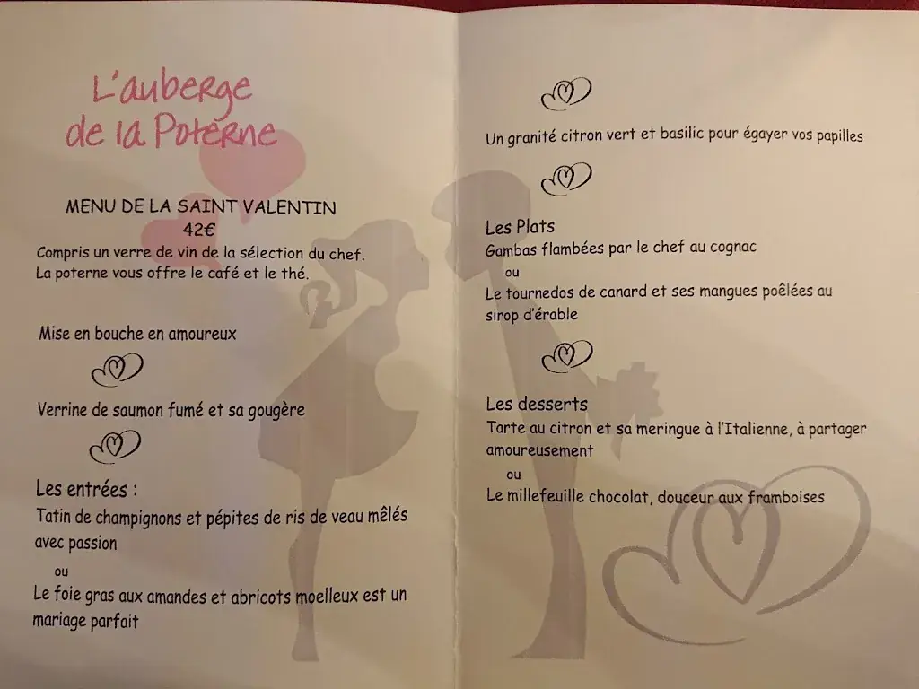 Menu_Auberge de la Poterne_Brienon-sur-Armançon_image_4
