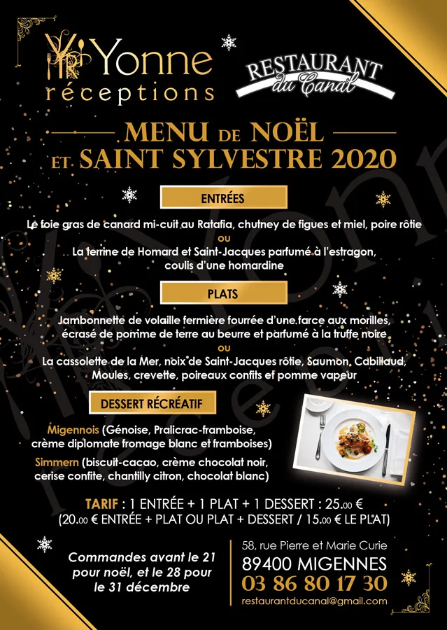 Menu_Restaurant du canal_Migennes_image_3
