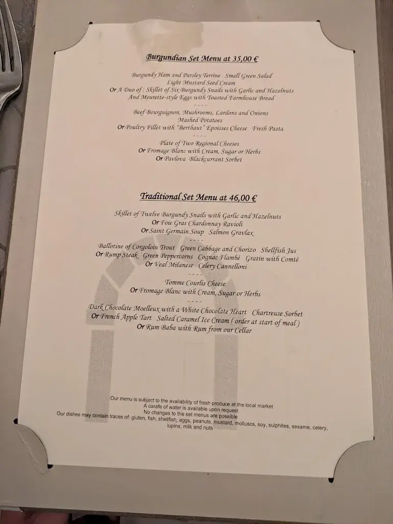 Menu_Le Caveau des Arches_Beaune_image_4