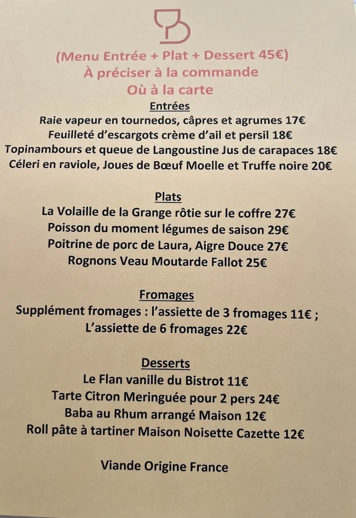 Menu_Le Bistrot Bourguignon_Beaune_image_1