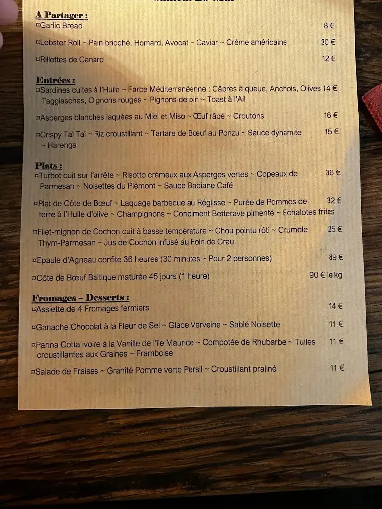 Menu_La Table du Square_Beaune_immagine_2