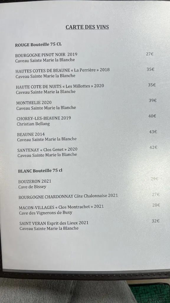 Menu_La Petite Taverne_Beaune_image_3