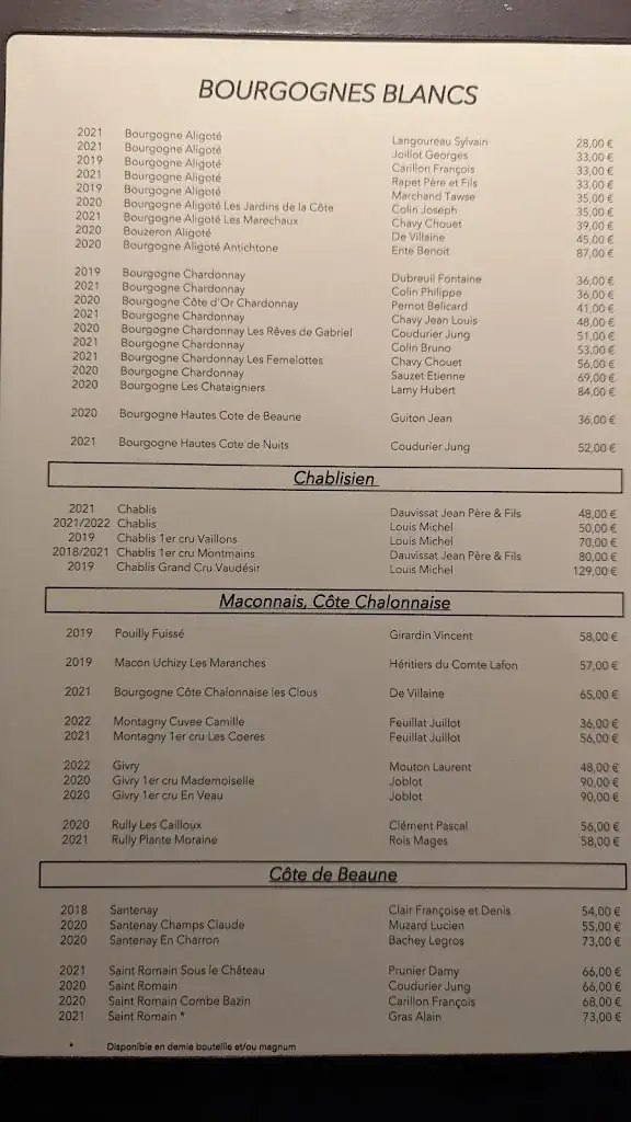 Menu_La Ciboulette_Beaune_image_1