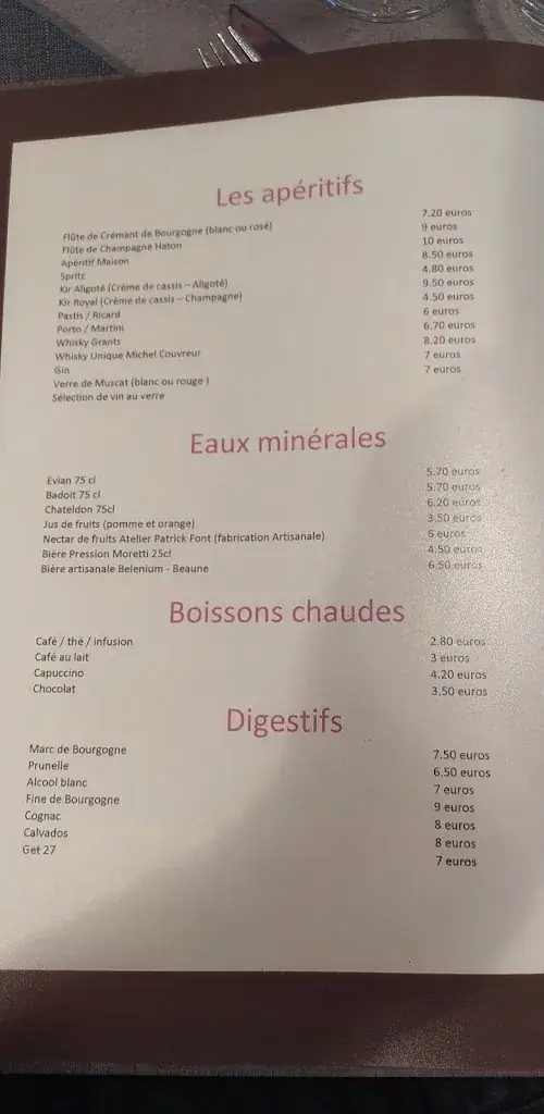 Menu_Restaurant L'Air du Temps_Beaune_image_4