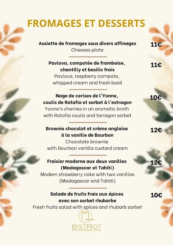 Menu_BISTROT DES GRANDS CRUS_Chablis_image_3