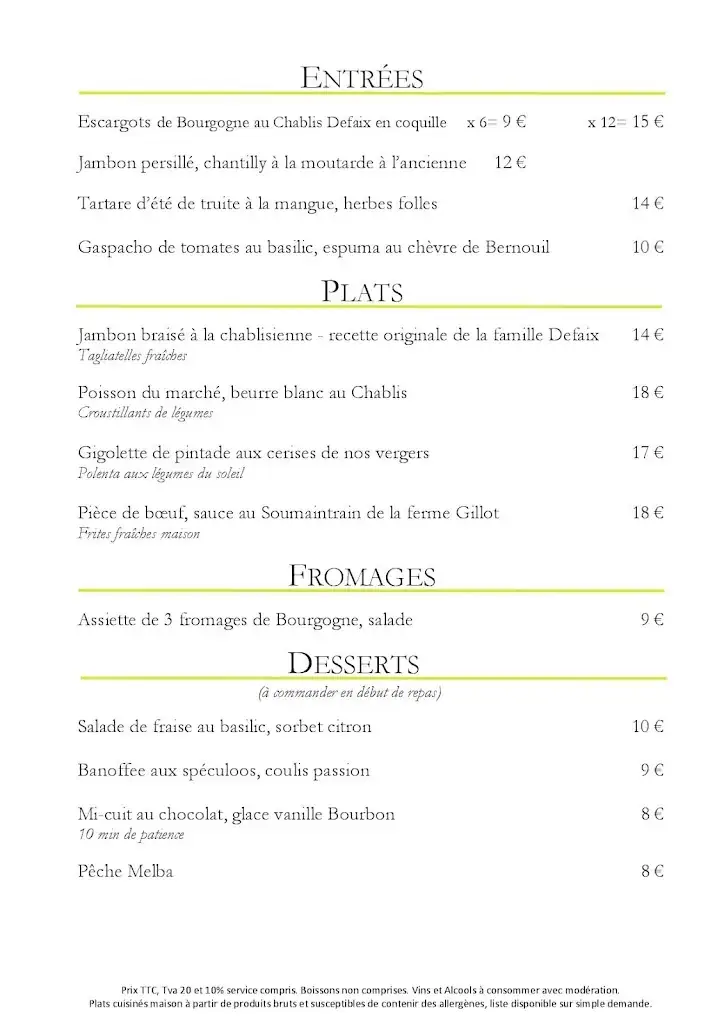 Menu_Restaurant Le Mâchon Vigneron - La Cuisine Au Vin_Chablis_image_1