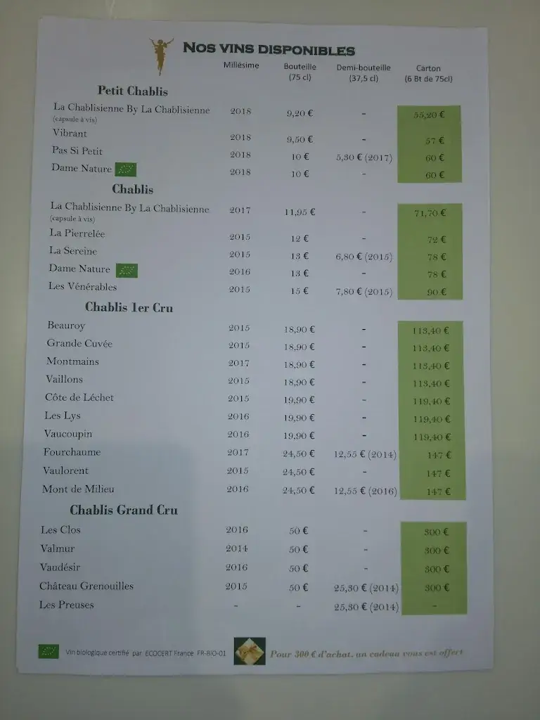 Menu_Restaurant Le Mâchon Vigneron - La Cuisine Au Vin_Chablis_image_3