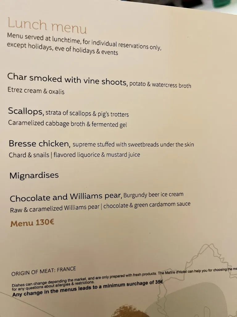 Menu_Maison Lameloise_Chagny_image_3