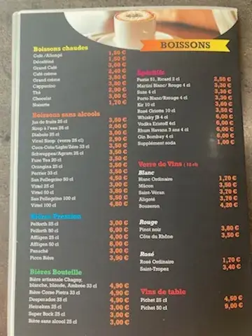 Menu_Café du marché | Bar & Restaurant Chagny_Chagny_image_2