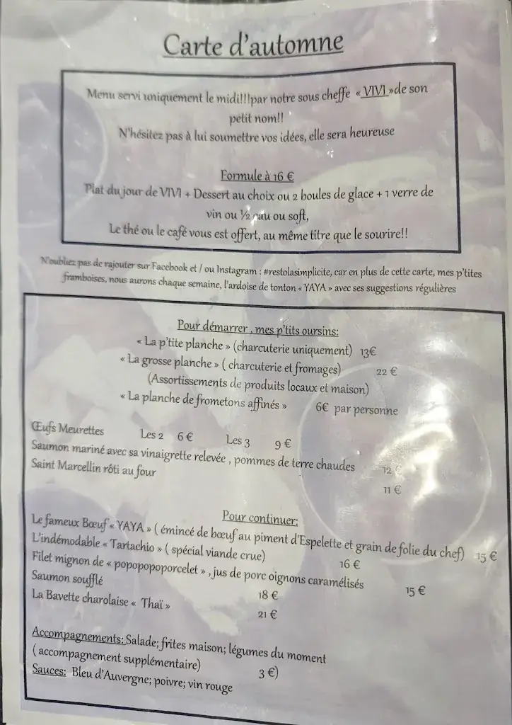 Menu_La simplicité_Nevers_image_2