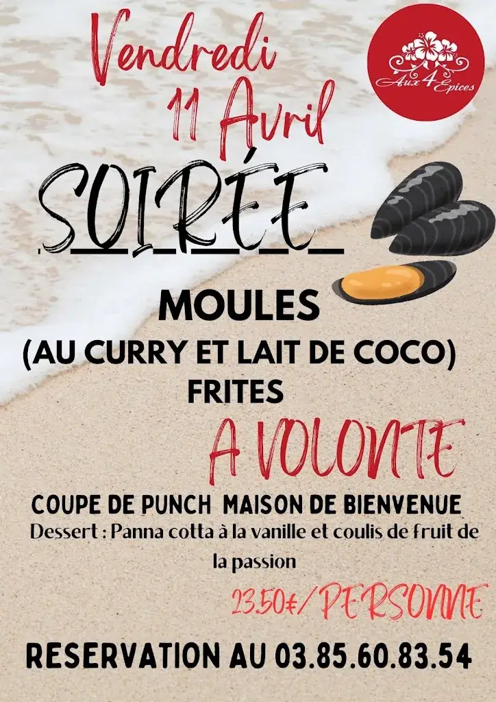 Menu_Aux 4 épices_Louhans_immagine_1