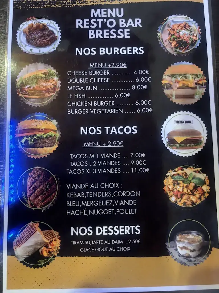 Menu_RESTO’BAR BRESSE_Louhans_image_1