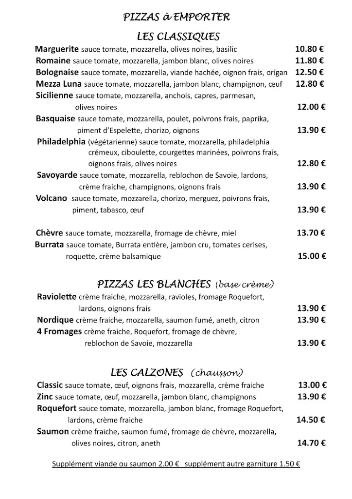 Menu_Brasserie Le Zinc_Bassens_image_2