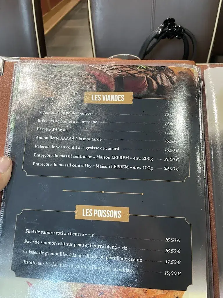 Menü_Pub Le 157_Louhans_Bild_1