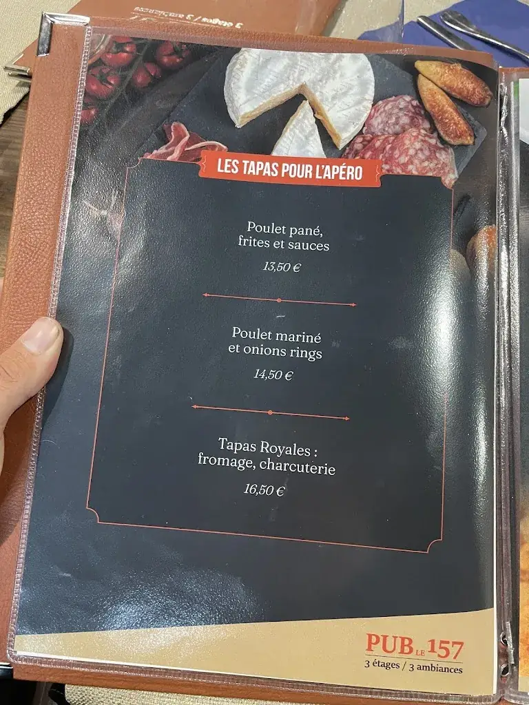 Menü_Pub Le 157_Louhans_Bild_4