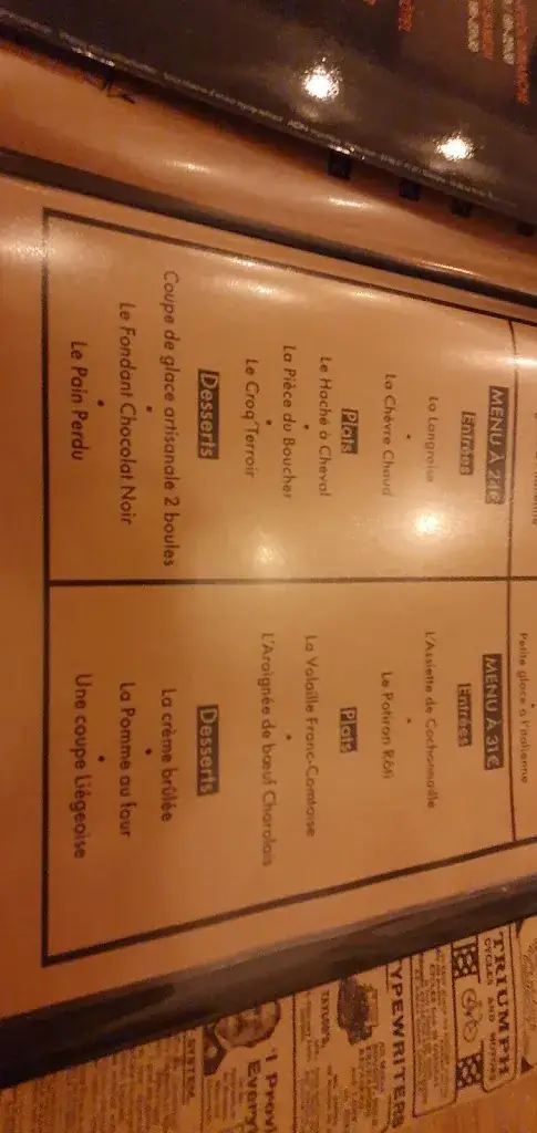 Menu_Restaurant La Bourgade_Champlitte_image_1