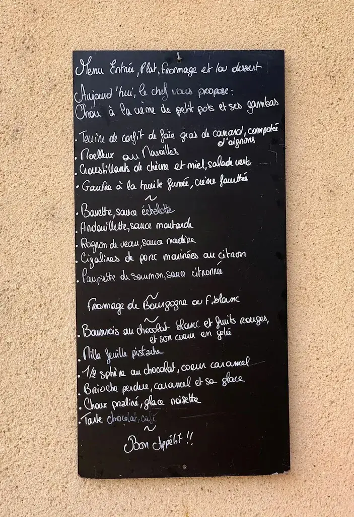 Menu_Restaurant Chez Lucie_Puisaye_image_3