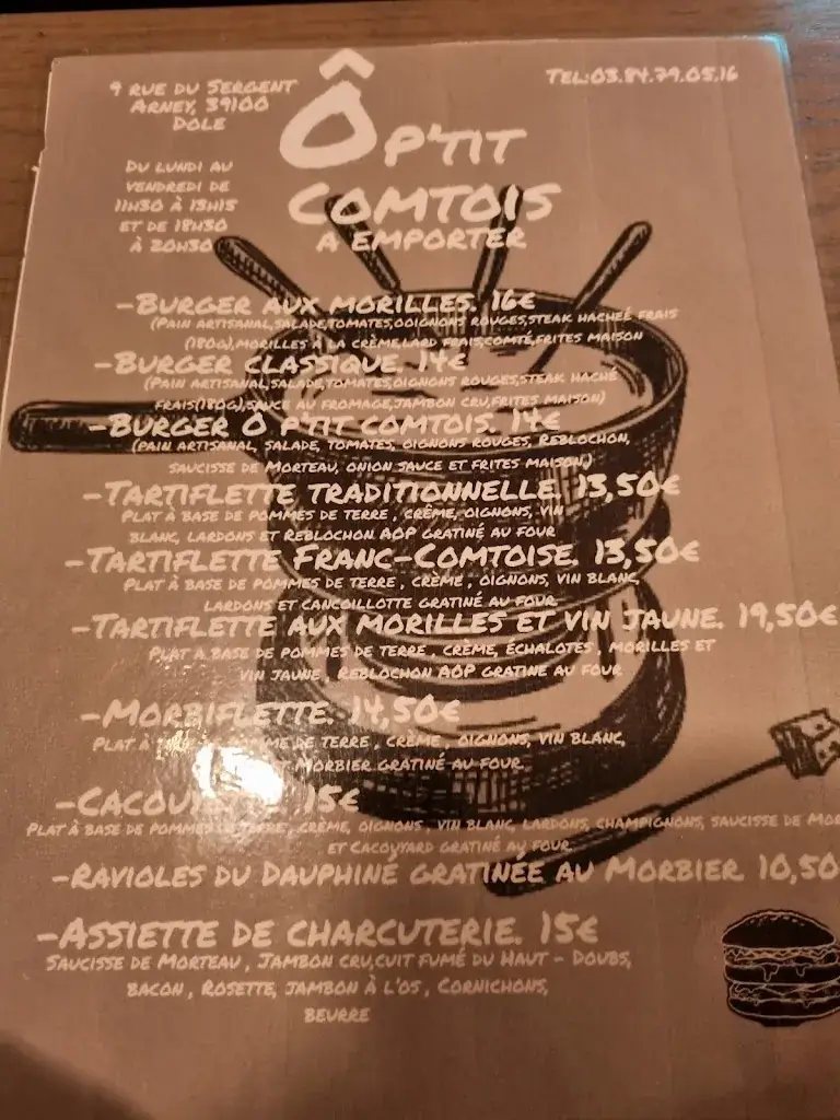 Menu_ô p'tit comtois_Dole_image_3