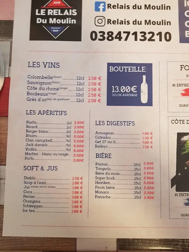 Menu_Le Relais Du Moulin_Monteplain_image_3