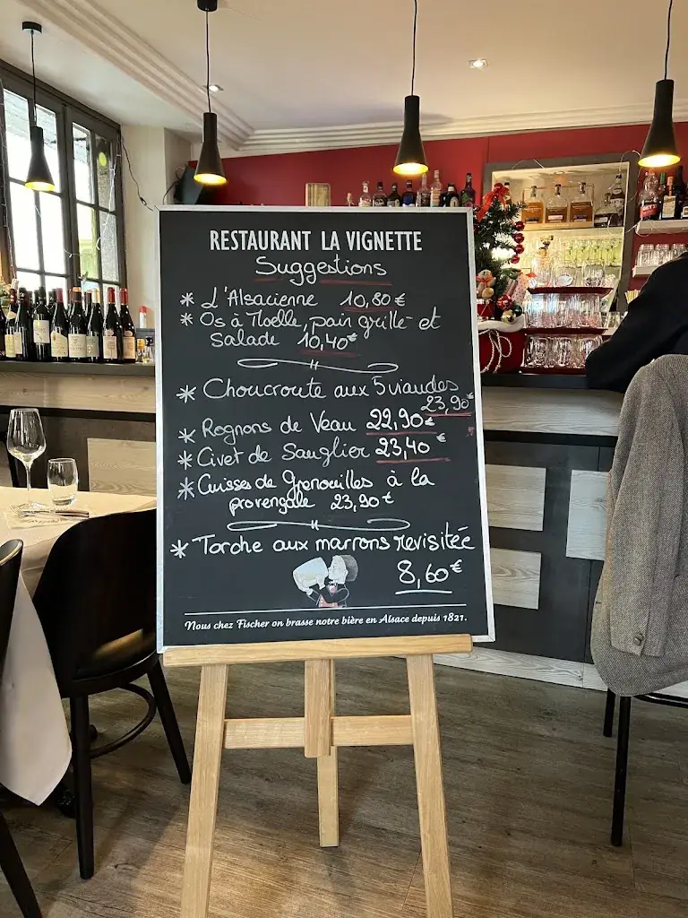 Menu_Restaurant La Vignette_Châtenois_immagine_1